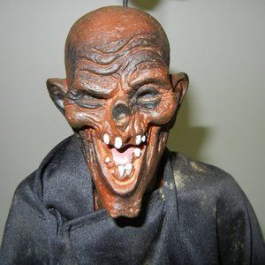 1999 Paper Magic Group Hanging Monster Ghoul Prop Halloween Scary Horror Deco